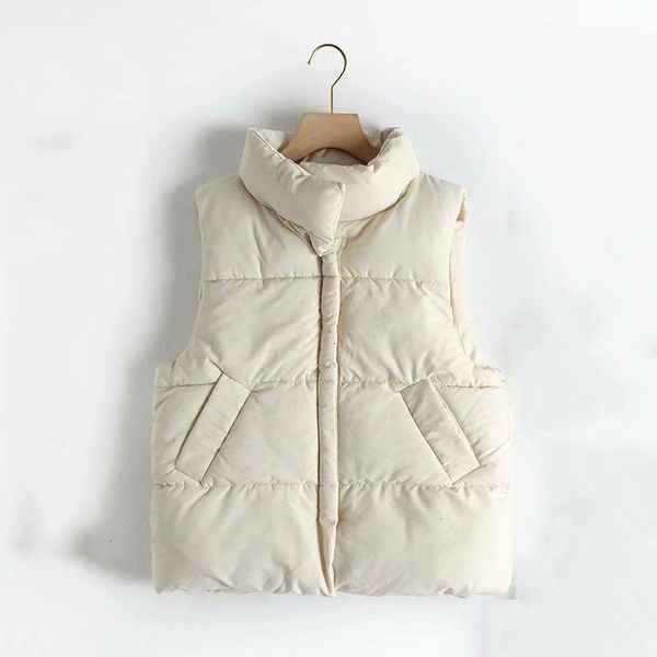 winter mouwlless vests jacket vest women's stand vest carried jas solid down cato kraag warm women's streetwear cevec, Black
winter mouwlless vests jacket vest women's stand vest carried jas solid down cato kraag warm women's streetwear cevec, Black