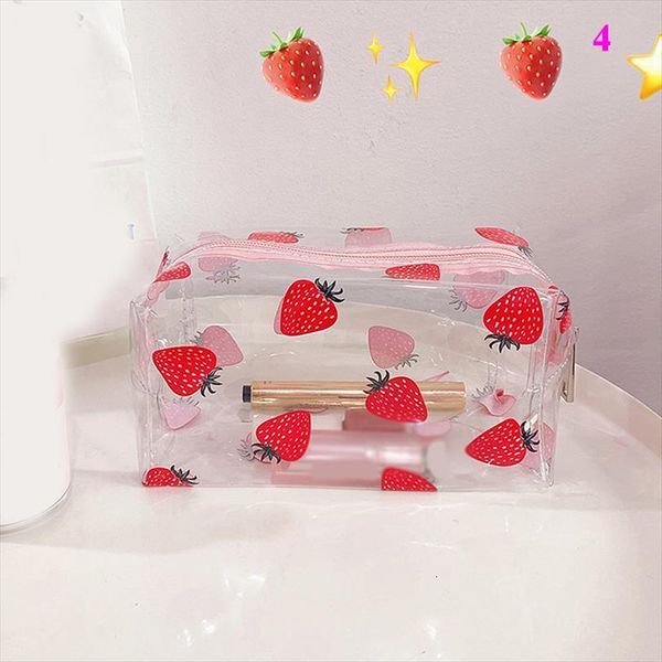 cute fruit flower makeup cosmetic bag waterproof transparent pvc zipper travel toiletry pouch clear organizer
cute fruit flower makeup cosmetic bag waterproof transparent pvc zipper travel toiletry pouch clear organizer