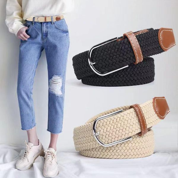 belts 60fashion elastic all-match nonporous weave belt alloy buckle casual jeans canvas adornment waistband trendy korean strap, Black;brown
belts 60fashion elastic all-match nonporous weave belt alloy buckle casual jeans canvas adornment waistband trendy korean strap, Black;brown