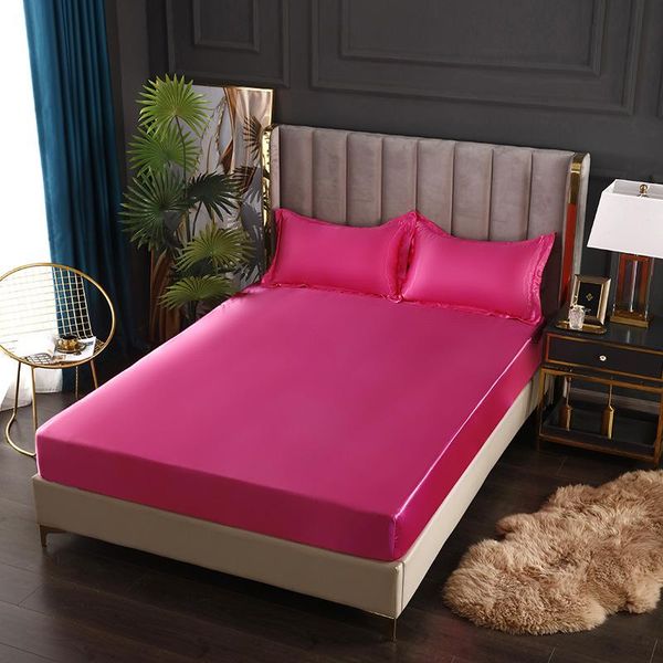 sheets & sets all-around bed sheet with elastic band solid color fitted non-slip satin mattress cover anti-dust protector
sheets & sets all-around bed sheet with elastic band solid color fitted non-slip satin mattress cover anti-dust protector