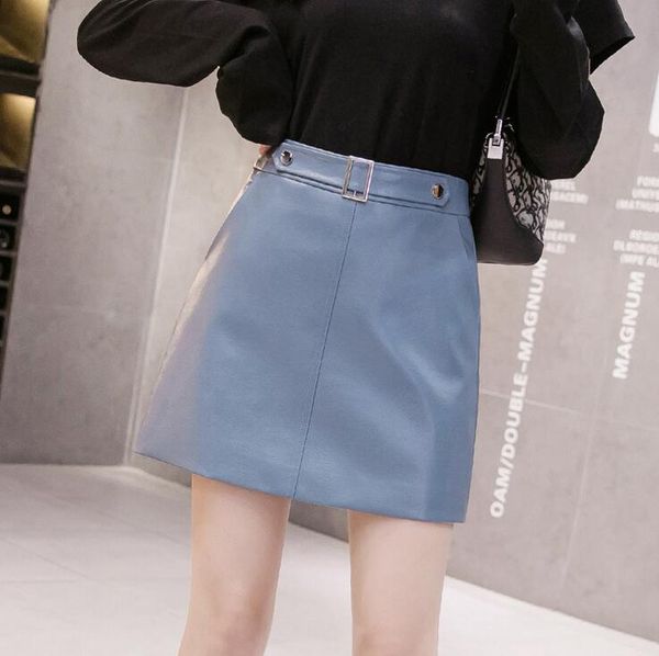 skirts magogo korean pu women high-waist skirt college style a-line slim all-match, Black
skirts magogo korean pu women high-waist skirt college style a-line slim all-match, Black