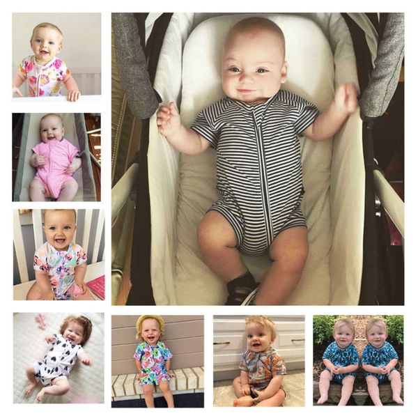 summer short sleeve one-piece baby cotton climbing clothes for boys and girls, White
summer short sleeve one-piece baby cotton climbing clothes for boys and girls, White