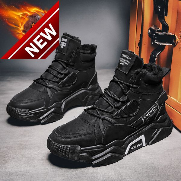 winter warm and plush thickened shoes men northeast leisure high help work clothes cotton boots snow, Black
winter warm and plush thickened shoes men northeast leisure high help work clothes cotton boots snow, Black