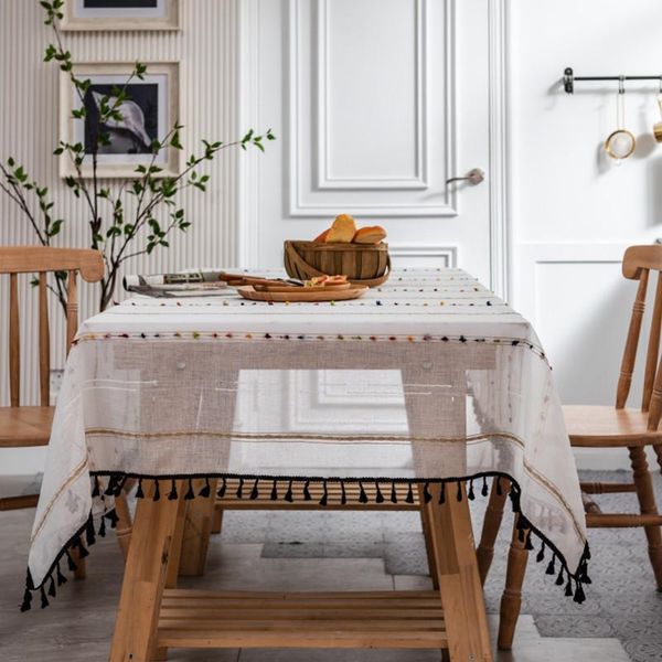 table cloth black tassel jacquard tablecloth linen cotton rectangular coffee cover towel for dining rainbow horizontal stripes
table cloth black tassel jacquard tablecloth linen cotton rectangular coffee cover towel for dining rainbow horizontal stripes