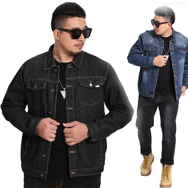 men's jackets jacket fashion autumn fleece denim winter male m-8xl, Black;brown
men's jackets jacket fashion autumn fleece denim winter male m-8xl, Black;brown