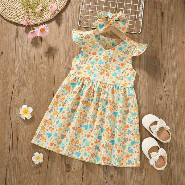 summer girls dress sleeveless o neck print floral bodycon cute style vestidos 18m-6t 210629, Red;yellow
summer girls dress sleeveless o neck print floral bodycon cute style vestidos 18m-6t 210629, Red;yellow