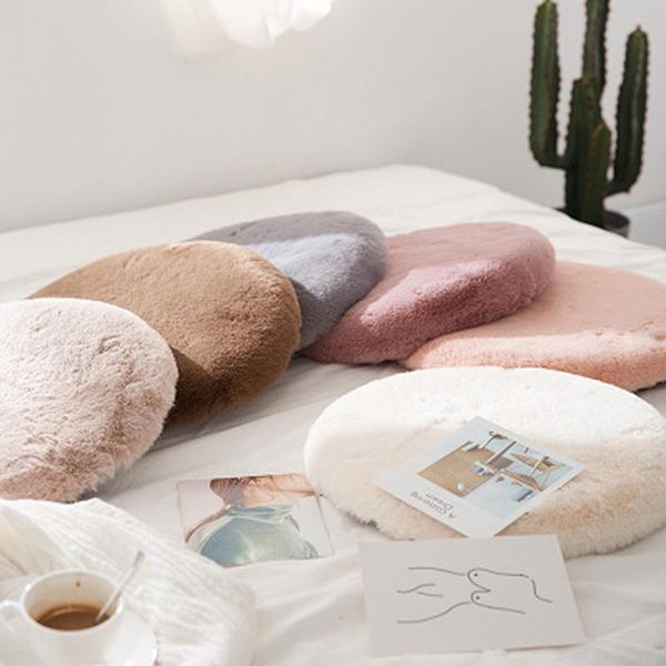 cushion/decorative pillow round fur cushion for sofa couch office chair seat cushions artificial wool el home bay window
cushion/decorative pillow round fur cushion for sofa couch office chair seat cushions artificial wool el home bay window