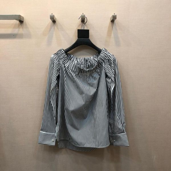 women's blouses & shirts 2021 women middle-sleeved casual vertical striped neckline split-sleeve 0619, White
women's blouses & shirts 2021 women middle-sleeved casual vertical striped neckline split-sleeve 0619, White