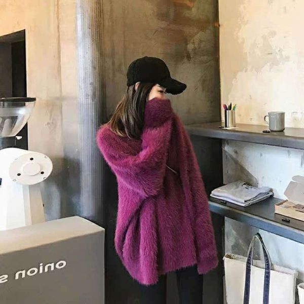 2021 new oversized do falso mink cashmere malha pulver camisola para a mulher outono inverno harajuku kpop estilo coreano lounge wear 3zcl, White;black
2021 new oversized do falso mink cashmere malha pulver camisola para a mulher outono inverno harajuku kpop estilo coreano lounge wear 3zcl, White;black