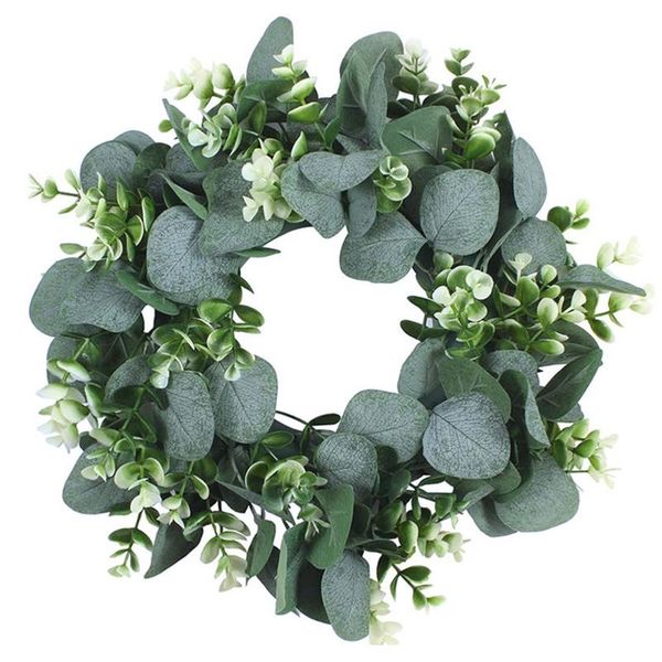 1pcs artificial eucalyptus leaf wreath home decoration accessories diy living room door decoration wedding holiday supplies
1pcs artificial eucalyptus leaf wreath home decoration accessories diy living room door decoration wedding holiday supplies