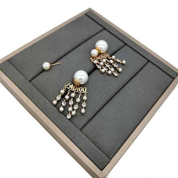 factory wholesale earrings female s925 silver needle front and back pearl letters diamond tassel earrings fashion temperament earrings, Golden
factory wholesale earrings female s925 silver needle front and back pearl letters diamond tassel earrings fashion temperament earrings, Golden