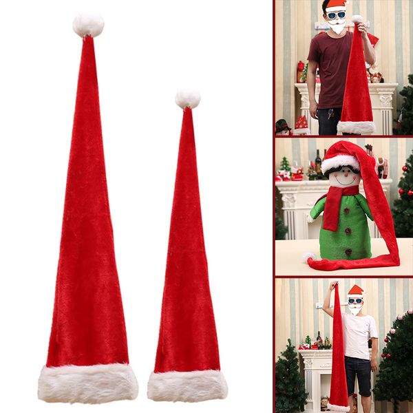 christmas hat cute party decoration super long headpiece costume hat accessories for adults kids c66, Blue;gray
christmas hat cute party decoration super long headpiece costume hat accessories for adults kids c66, Blue;gray