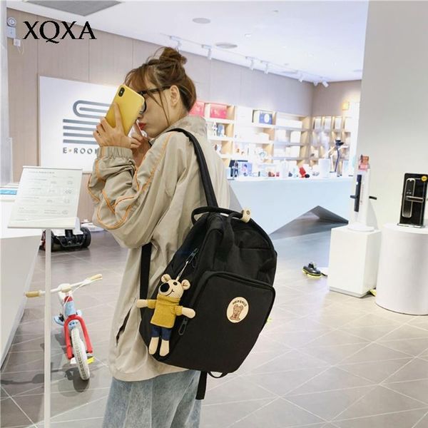backpack lightweight for school classic basic water resistant casual daypack travel with side pockets and pendant
backpack lightweight for school classic basic water resistant casual daypack travel with side pockets and pendant