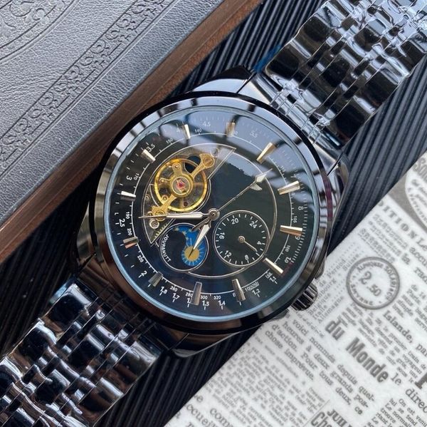 montre de luxe mens skeleton designer automatic movement full stainless steel watches 2813 mechanical wristwatches waterproof luminous clock, Slivery;brown
montre de luxe mens skeleton designer automatic movement full stainless steel watches 2813 mechanical wristwatches waterproof luminous clock, Slivery;brown