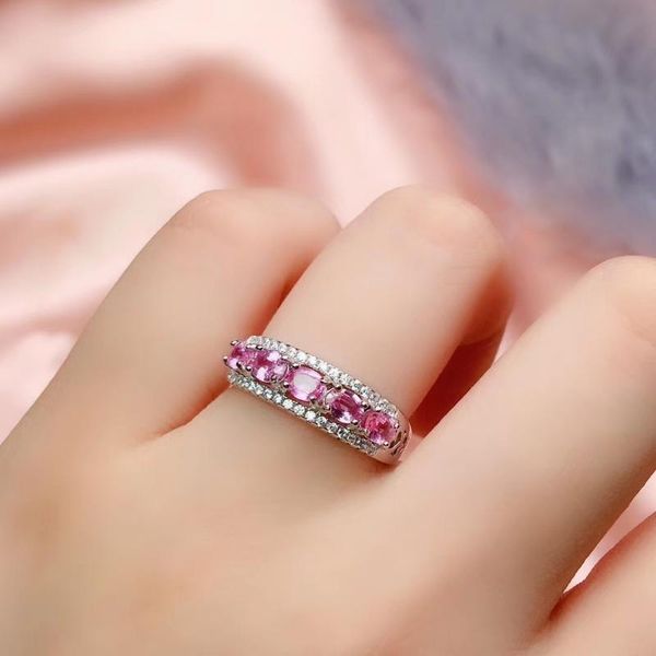 cluster rings colife jewelry pink sapphire ring for daily wear 6 pieces natural 925 silver, Golden;silver
cluster rings colife jewelry pink sapphire ring for daily wear 6 pieces natural 925 silver, Golden;silver