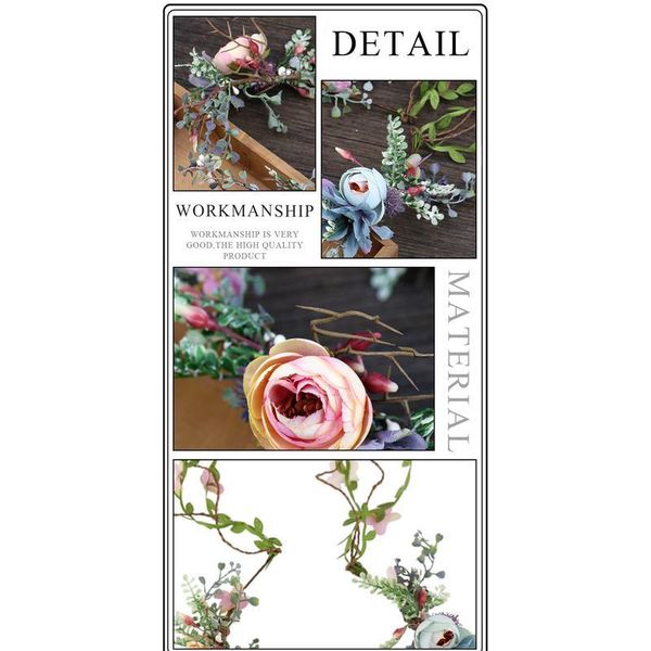 haimeikang bride handmade flower headdress rattan wreath hair band seaside holiday p wedding hair acc qylkvb
haimeikang bride handmade flower headdress rattan wreath hair band seaside holiday p wedding hair acc qylkvb
