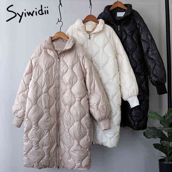 syiwidii winter coat jacket women autumn thick warm casual puffer parkas streetwear bubble harajuku korean long outwear 211130, Black
syiwidii winter coat jacket women autumn thick warm casual puffer parkas streetwear bubble harajuku korean long outwear 211130, Black