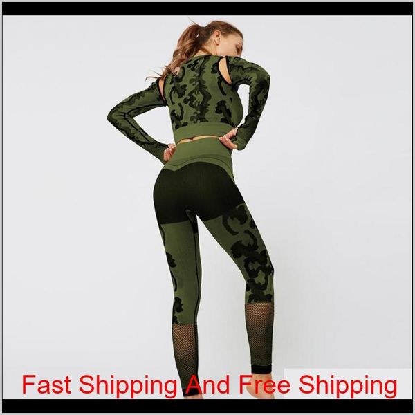 camouflage seamless women yoga set long sleeve high waist leggings gym clothes sport suit gym suit fitnes qylnnm petsyard, White;red
camouflage seamless women yoga set long sleeve high waist leggings gym clothes sport suit gym suit fitnes qylnnm petsyard, White;red