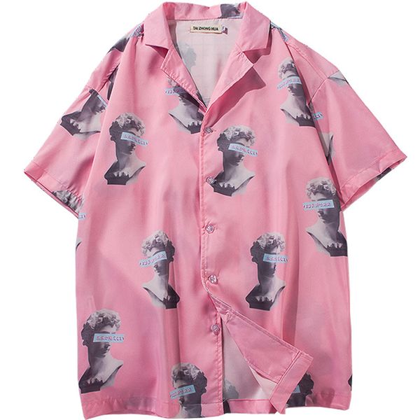 summer-sleeved men's cotton printed buttons access control shirt casual beach wind kg-95, White;black
summer-sleeved men's cotton printed buttons access control shirt casual beach wind kg-95, White;black
