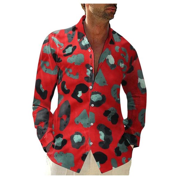 men's casual shirts 2021 autumn fashion abstract print long sleeve for men button turn-down collar shirt loose streetwear, White;black
men's casual shirts 2021 autumn fashion abstract print long sleeve for men button turn-down collar shirt loose streetwear, White;black