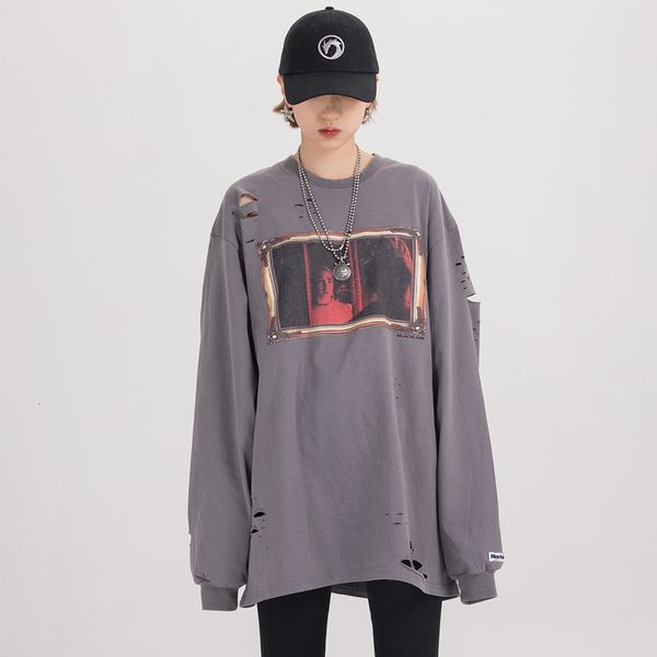 2021 new holes-broken vintage graphic tees punk clothes oversized shirt plus size streetwear spring fashion women clothing hmtt, White
2021 new holes-broken vintage graphic tees punk clothes oversized shirt plus size streetwear spring fashion women clothing hmtt, White