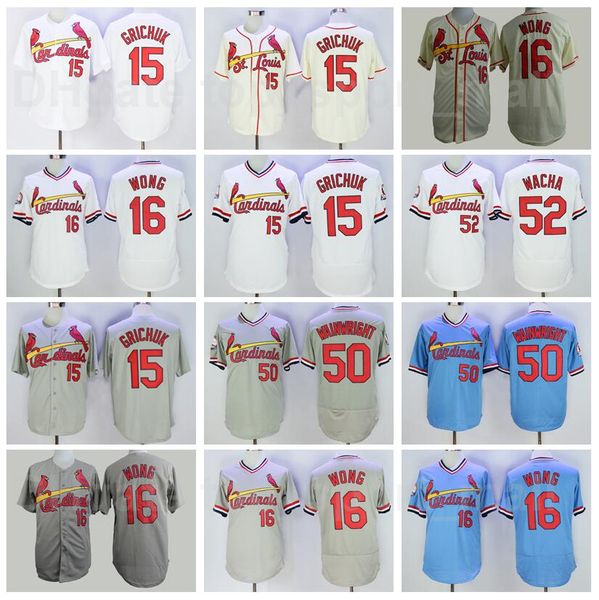 2018 style baseball 15 randal grichuk jersey 50 adam wainwright 52 michael wacha 16 kolten wong pullover flexbase cool base discount cheap, Blue;black 
2018 style baseball 15 randal grichuk jersey 50 adam wainwright 52 michael wacha 16 kolten wong pullover flexbase cool base discount cheap, Blue;black