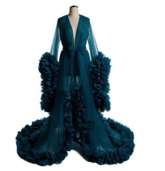 navy blue bathrobes dresses tiered ruffles v neck long sleeve sleepwear evening wedding dress bride party robe nightdress, White
navy blue bathrobes dresses tiered ruffles v neck long sleeve sleepwear evening wedding dress bride party robe nightdress, White