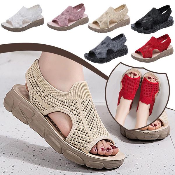 sandals summer women shoes casual thick bottom woman ladies fashion beach comfortable breathable mesh, Black
sandals summer women shoes casual thick bottom woman ladies fashion beach comfortable breathable mesh, Black