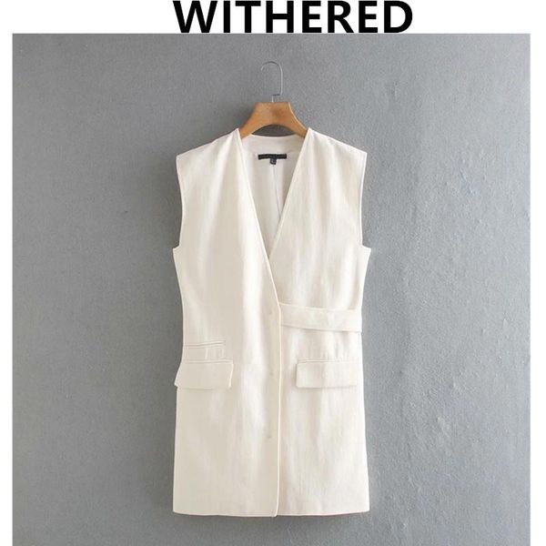women's vests withered englanf fashion simple pockets tank blazer feminino women mujer 2021 blazers and jackets vest, Black;white
women's vests withered englanf fashion simple pockets tank blazer feminino women mujer 2021 blazers and jackets vest, Black;white