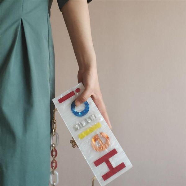 evening bags wonder lamar letter hello square rectangular acrylic clutch bag for party with fashionable personality and unique female
evening bags wonder lamar letter hello square rectangular acrylic clutch bag for party with fashionable personality and unique female