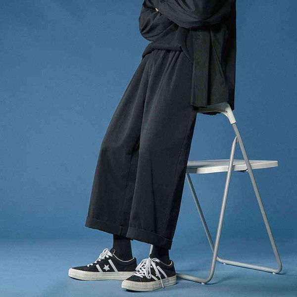 hybskr japanese style solid color oversize women wide leg pants fashion harajuku female straight trousers elastic waist 211124, Black;white
hybskr japanese style solid color oversize women wide leg pants fashion harajuku female straight trousers elastic waist 211124, Black;white