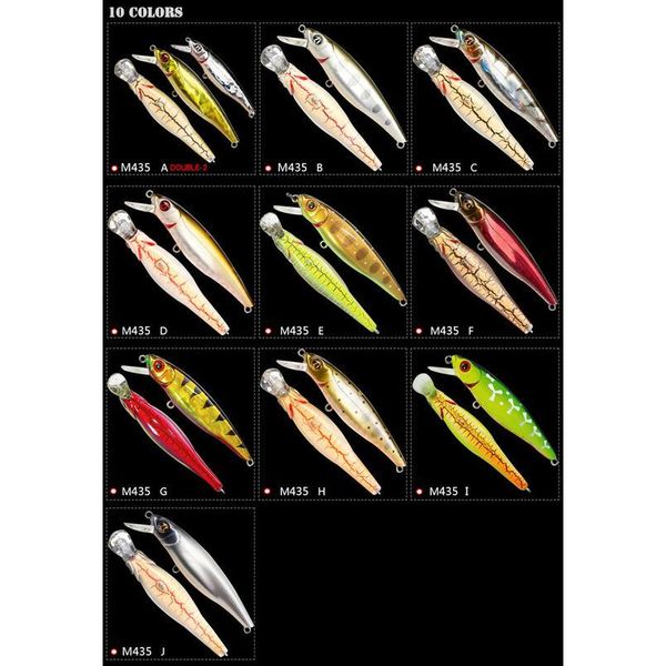 1pcs popular laser minnow fishing lure 8.5cm 9g pesca hooks fish wobbler tackle crank bait artificial japan bait hard jllqbj
1pcs popular laser minnow fishing lure 8.5cm 9g pesca hooks fish wobbler tackle crank bait artificial japan bait hard jllqbj
