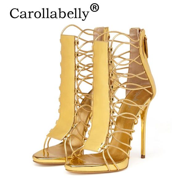 dress shoes carollabelly summer women high heels gold sandals flame party heel sandal wedding big size 34-46, Black
dress shoes carollabelly summer women high heels gold sandals flame party heel sandal wedding big size 34-46, Black