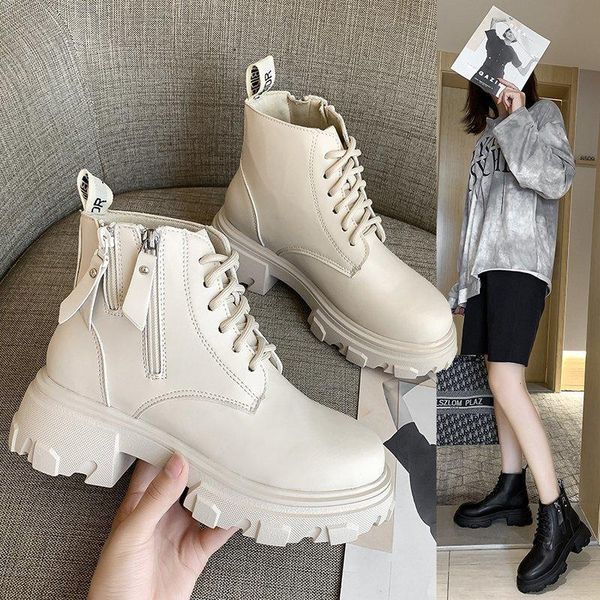 boots women's shoes autumn and winter thick-soled lace-up wild british style handsome short tube motorcycle fd-86, Black
boots women's shoes autumn and winter thick-soled lace-up wild british style handsome short tube motorcycle fd-86, Black
