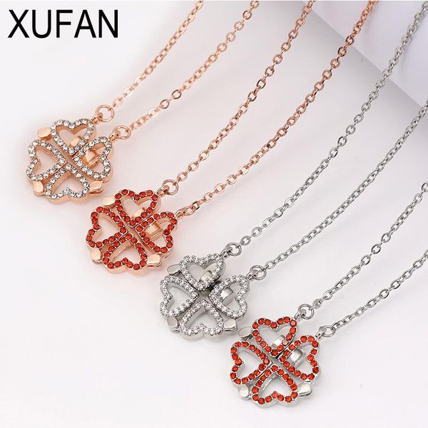 pendant necklaces creative heart fold hollow clover korean elegant fashion choker necklace for women party office jewelry, Silver
pendant necklaces creative heart fold hollow clover korean elegant fashion choker necklace for women party office jewelry, Silver