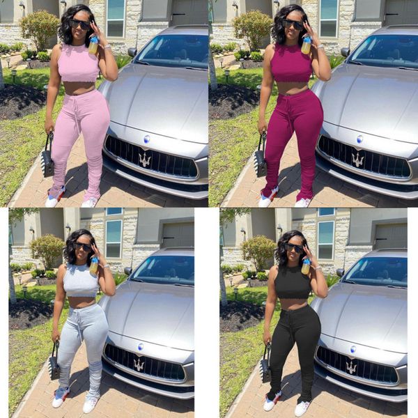 2021 designers women solid color tracksuit sleeveless crop bra +pants two piece outfit clothing set causal sports tracksuit h2517, White
2021 designers women solid color tracksuit sleeveless crop bra +pants two piece outfit clothing set causal sports tracksuit h2517, White