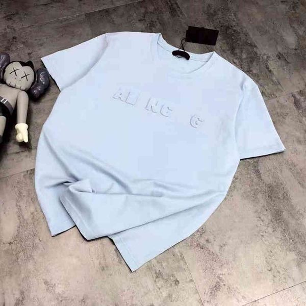 2022 factory wholesale new 21 spring and summer fashion paris home sky blue white leisure embossing lettering lovers short sleeve
2022 factory wholesale new 21 spring and summer fashion paris home sky blue white leisure embossing lettering lovers short sleeve