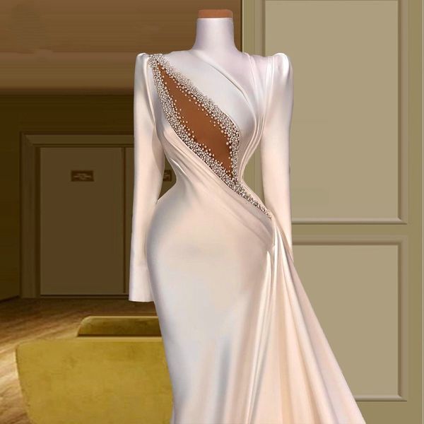 new elegant dubai ivory high neck mermaid wedding es 2021 muslim long sleeve pearls bridal gowns vestidos de noiva edg1, White
new elegant dubai ivory high neck mermaid wedding es 2021 muslim long sleeve pearls bridal gowns vestidos de noiva edg1, White