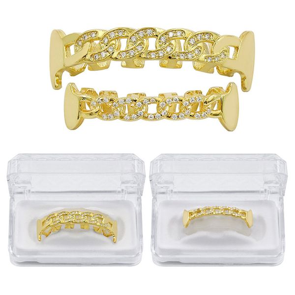 18k real gold silver plated iced out cz hiphop teeth grillz caps bottom grill set vampire teeth party gift, Black
18k real gold silver plated iced out cz hiphop teeth grillz caps bottom grill set vampire teeth party gift, Black