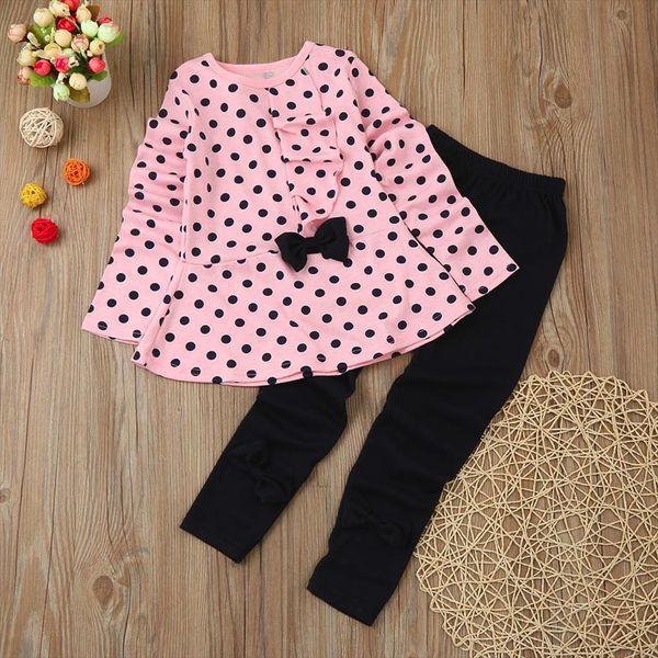 telotuny childrens clothing toddler baby girls dots print clothes long sleeve bow t shirt pants trousers outfits set jun23, White
telotuny childrens clothing toddler baby girls dots print clothes long sleeve bow t shirt pants trousers outfits set jun23, White