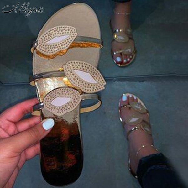 slippers summer women's red lips fashion casual beach shoes woman word non-slip sandals zapatos de mujer, Black
slippers summer women's red lips fashion casual beach shoes woman word non-slip sandals zapatos de mujer, Black