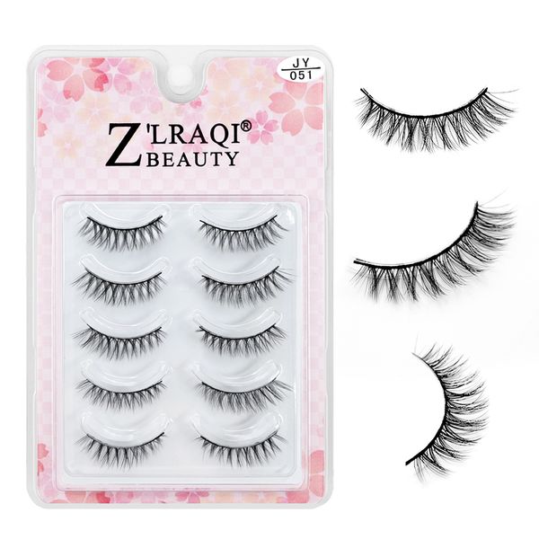 jy 5 pairs eye lashes extension makeup natural fake eyelash beautiful makeup reusable 5 pair in stock
jy 5 pairs eye lashes extension makeup natural fake eyelash beautiful makeup reusable 5 pair in stock