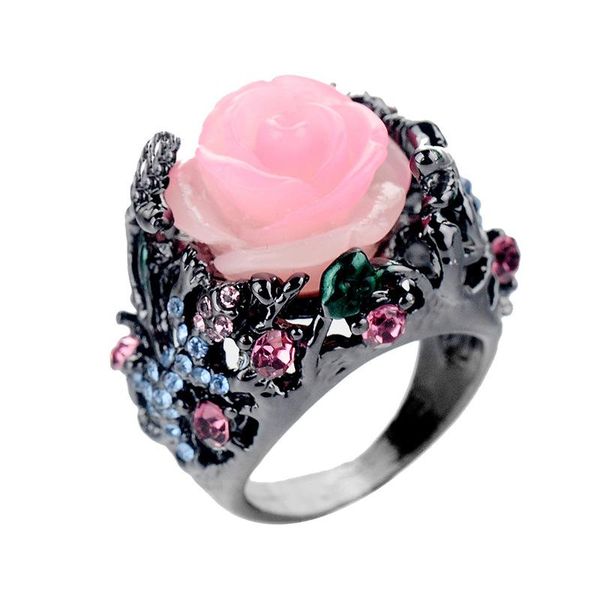 cluster rings fashion love rose crystal ring jewelry classic europe style lady flower engagement wedding for women party gift, Golden;silver
cluster rings fashion love rose crystal ring jewelry classic europe style lady flower engagement wedding for women party gift, Golden;silver