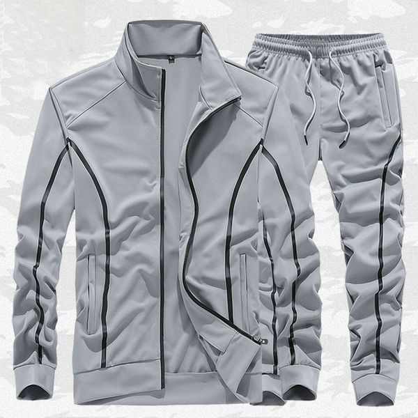 new men's sportswear casual 2021 autumn tracksuit two pieces sets stand collar jackets +pants joggers track suit men streetwear 785n nv, Gray
new men's sportswear casual 2021 autumn tracksuit two pieces sets stand collar jackets +pants joggers track suit men streetwear 785n nv, Gray