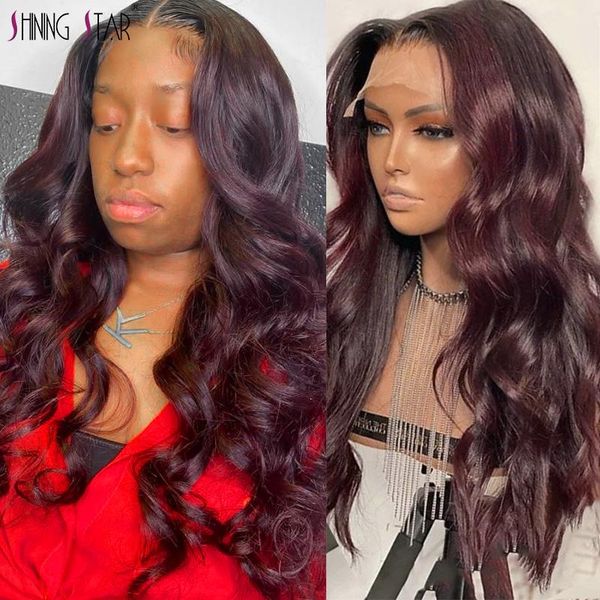 lace wigs shiningstar burgundy human hair for women 13*1 body wave front wig preplucked brazilian remy color 99j red, Black;brown
lace wigs shiningstar burgundy human hair for women 13*1 body wave front wig preplucked brazilian remy color 99j red, Black;brown