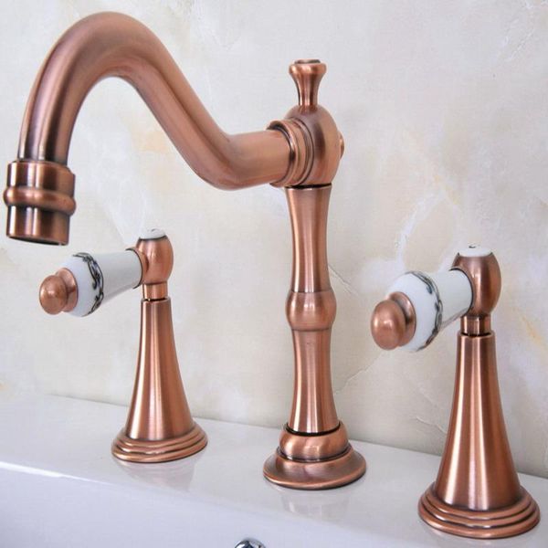 bathroom sink faucets deck mounted 3 holes bath tub mixer tap vintage retro antique red copper brass widespread 2 handles basin faucet arg07
bathroom sink faucets deck mounted 3 holes bath tub mixer tap vintage retro antique red copper brass widespread 2 handles basin faucet arg07