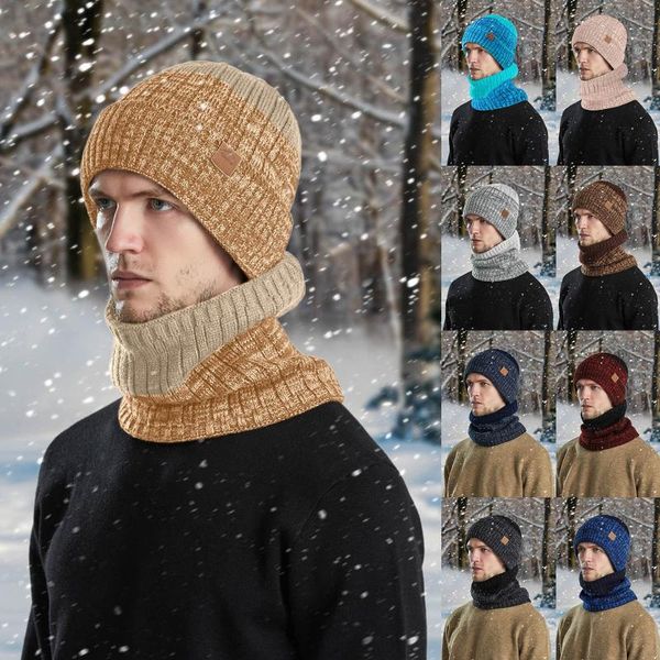 berets coif hat hood men's women's fleece hats knit and windproof knitted for scarf warm winter bomber, Blue;gray
berets coif hat hood men's women's fleece hats knit and windproof knitted for scarf warm winter bomber, Blue;gray