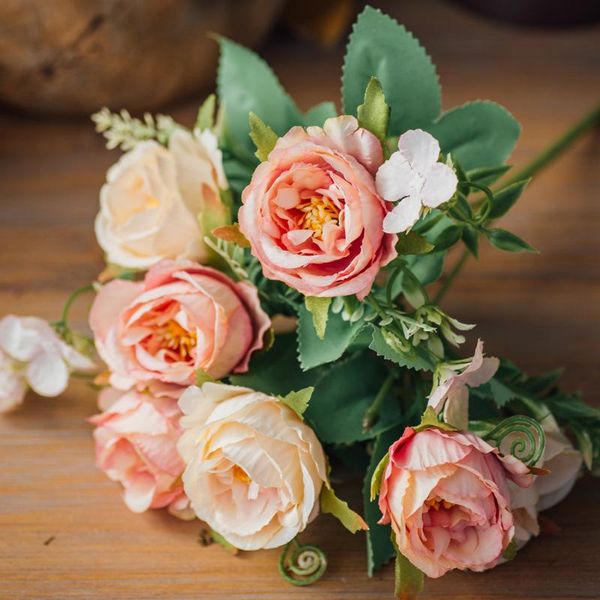 decorative flowers & wreaths romantic artificial roses wedding home decoration 5 branches 7 fake flores silk holding arrangement accessories
decorative flowers & wreaths romantic artificial roses wedding home decoration 5 branches 7 fake flores silk holding arrangement accessories