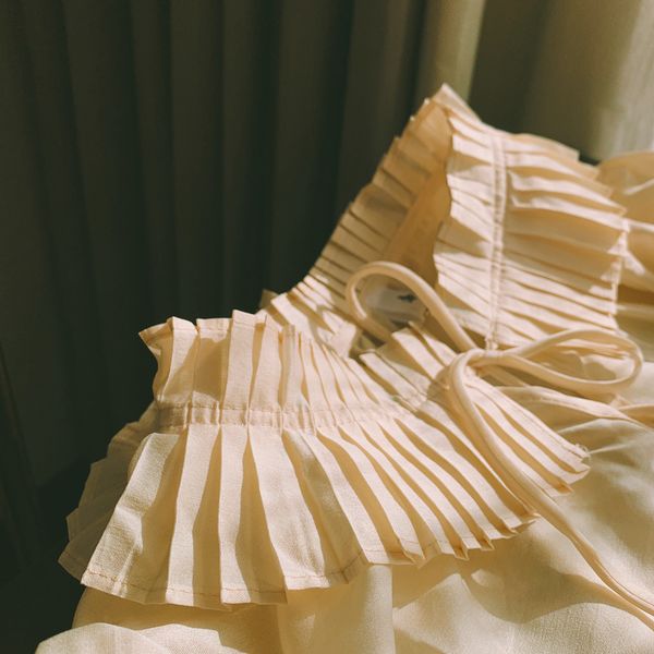 new organ pleated tencel 2021 spring and autumn long-sleeved shirt blouse phi2, White
new organ pleated tencel 2021 spring and autumn long-sleeved shirt blouse phi2, White