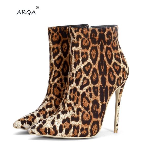 boots arqa leopard ankle women's autumn and winter warm short plush high-heeled pointed zipper female fashion shoes, Black
boots arqa leopard ankle women's autumn and winter warm short plush high-heeled pointed zipper female fashion shoes, Black